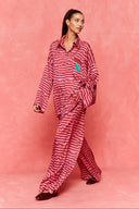 karavan fall winter 26' collection seren trousers pink bordeaux hearts