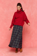 karavan fall winter 26' collection brita knitted pullover red