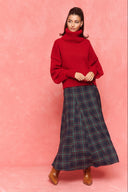 karavan fall winter 26' collection brita knitted pullover red