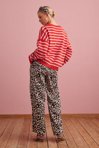 karavan clothing fashion spring summer 24 collection sasha leopard trousers