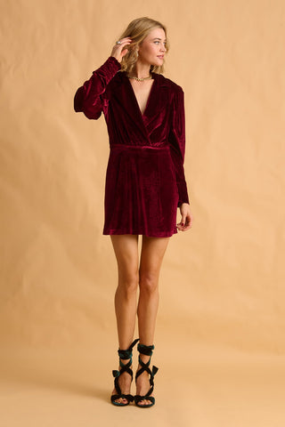 karavan clothing fashion fall winter 25 krvn homecoming collection shirley mini dress bordeaux