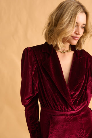 karavan clothing fashion fall winter 25 krvn homecoming collection shirley mini dress bordeaux