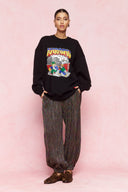 karavan fall winter 26' collection sabrina crewneck sweater black