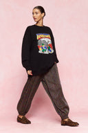 karavan fall winter 26' collection sabrina crewneck sweater black