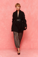 karavan fall winter 26' collection uma knitted cardigan black