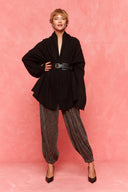 karavan fall winter 26' collection uma knitted cardigan black