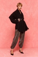 karavan fall winter 26' collection uma knitted cardigan black