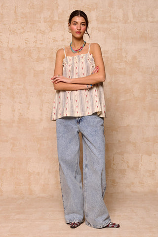 karavan clothing fashion spring summer 26 nai collection aurelia top ivory
