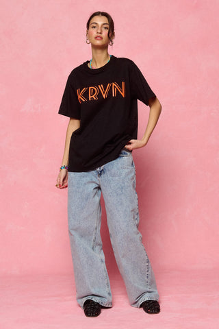 karavan clothing fashion krvn spring summer 26 nai collection blossom tee black