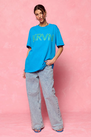 karavan clothing fashion krvn spring summer 26 nai collection eduarda tee turquoise