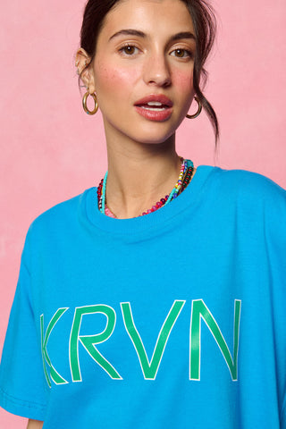 karavan clothing fashion krvn spring summer 26 nai collection eduarda tee turquoise