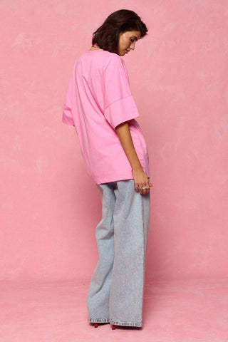 karavan clothing fashion spring summer 26 nai collection fiorella tee pink