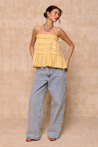 karavan clothing fashion spring summer 26 nai collection sonia jeans stonewash light blue