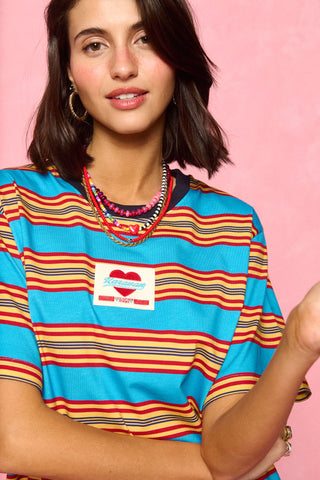 karavan clothing fashion spring summer 26 nai collection ember tee multicolor stripes