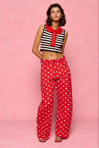 karavan clothing fashion spring summer 26 nai collection nellie knitted top black white stripes