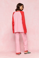 karavan loungewear planet fall winter 26' collection fleria pants pink