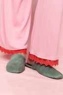 karavan loungewear planet fall winter 26' collection fleria pants pink