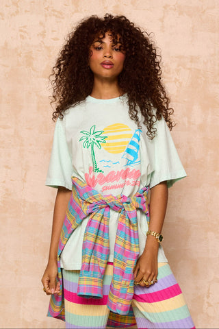 karavan clothing fashion spring summer 26 men nai collection steven tee aqua blue