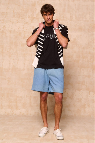 karavan clothing fashion spring summer 26 men nai collection steven tee black