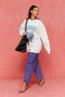 karavan fall winter 26' collection mandy crewneck white
