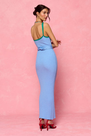 karavan clothing fashion krvn spring summer 26 nai collection susana knitted dress ciel