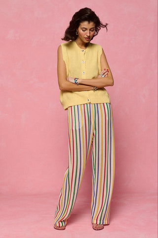 karavan clothing fashion spring summer 26 nai collection sybil knitted top lemon