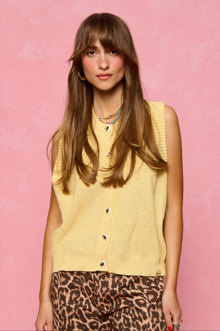 karavan clothing fashion spring summer 26 nai collection sybil knitted top lemon