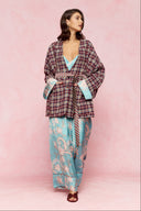karavan loungewear planet fall winter 26' collection maraia top aqua