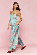 karavan loungewear planet fall winter 26' collection maraia top aqua