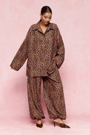 karavan fall winter 26' collection daphnie shirt leopard