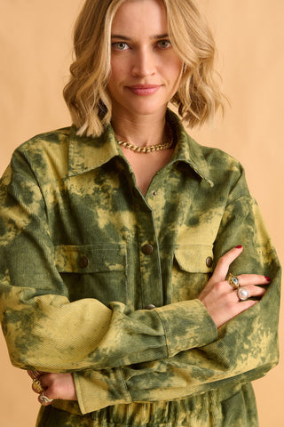 karavan clothing fashion fall winter 25 homecoming krvn collection tania jumpsuit camo green