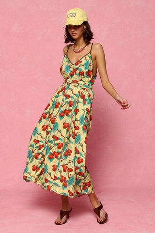 karavan clothing fashion spring summer 26 nai collection tati dress cherries yellow