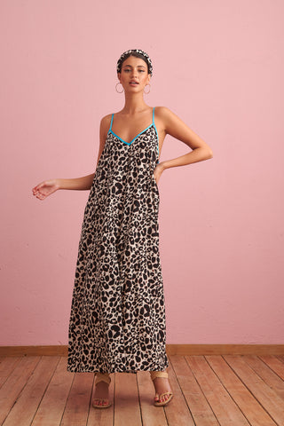 karavan clothing fashion spring summer 24 collection tati dress leopard