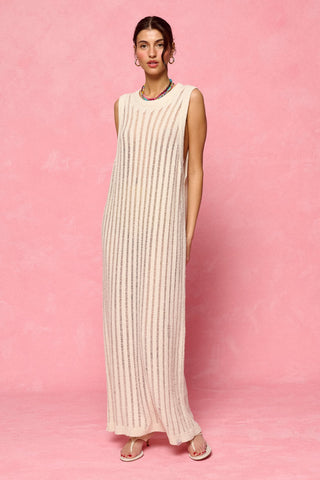 karavan clothing fashion spring summer 26 krvn nai collection taylor knitted dress ivory