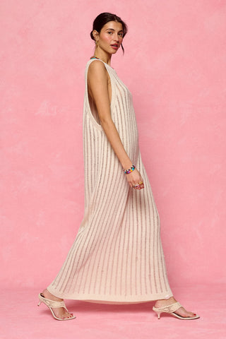 karavan clothing fashion spring summer 26 krvn nai collection taylor knitted dress ivory