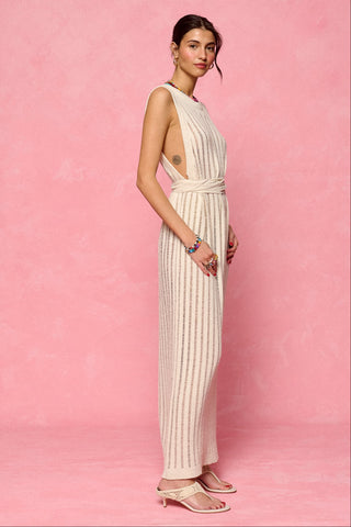 karavan clothing fashion spring summer 26 krvn nai collection taylor knitted dress ivory