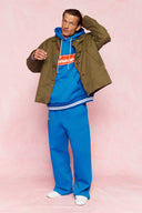 karavan men fall winter 26' collection mathew sweatpants blue