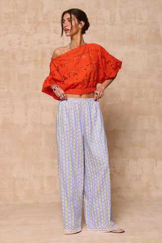 karavan clothing fashion krvn spring summer 26 nai collection tonia top orange