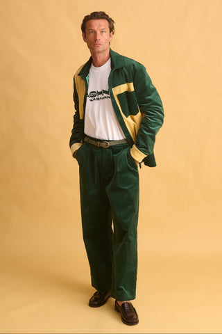 karavan clothing fashion fall winter 25 homecoming men collection giulio jacket ivory green