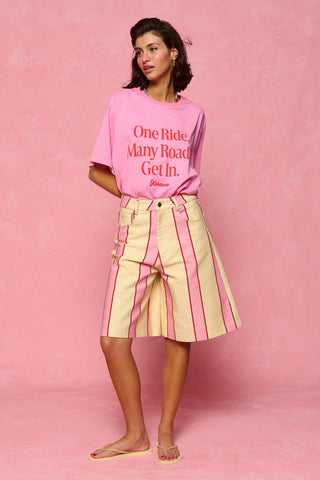 karavan clothing fashion spring summer 26 nai collection dino tee pink
