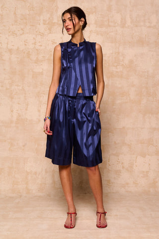 karavan clothing fashion krvn spring summer 26 nai collection vania shorts blue