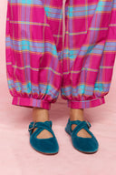 karavan loungewear planet fall winter 26' collection vanity pants magenta checked