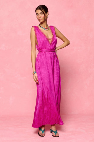 karavan clothing fashion krvn spring summer 26 nai collection vera dress magenta