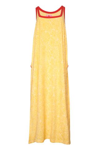 karavan clothing fashion spring summer 26 nai weekendwear collection vesper poncho dress yellow