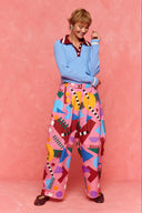 karavan fall winter 26' collection sophie knitted top blue