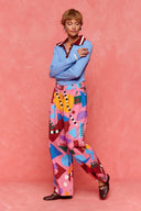 karavan fall winter 26' collection sophie knitted top blue
