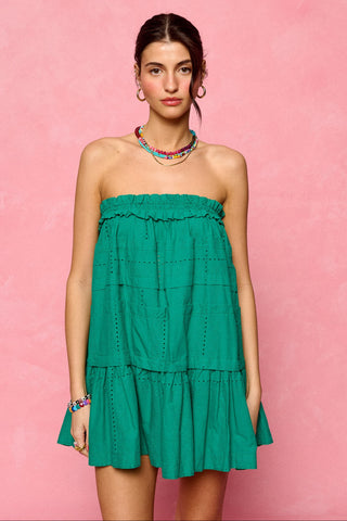 karavan clothing fashion krvn spring summer 26 nai collection vienna mini dress green