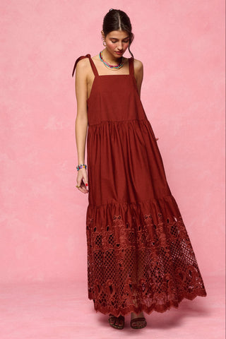 karavan clothing fashion spring summer 26 nai collection virginia dress brown