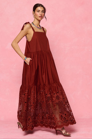 karavan clothing fashion spring summer 26 nai collection virginia dress brown