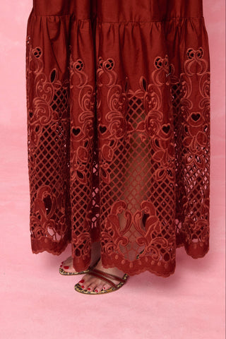 karavan clothing fashion spring summer 26 nai collection virginia dress brown